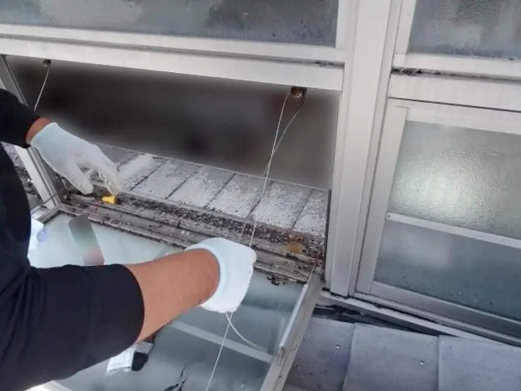 ハンドルボックス劣化、ダンパーの腐食・錆び、ダンパーのガス圧低下 ワイヤーロープ交換作業