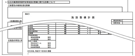 補助金の申請には施設整備計画書に整備内容を記載する必要があります